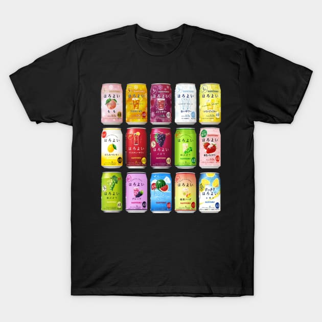 Japanese Suntory Alcohol Cans T-Shirt by Japan2PlanetEarth